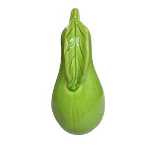 Ceramic Pear Large 11" Home decor Glazed Decorative fruit Table Centerpiece